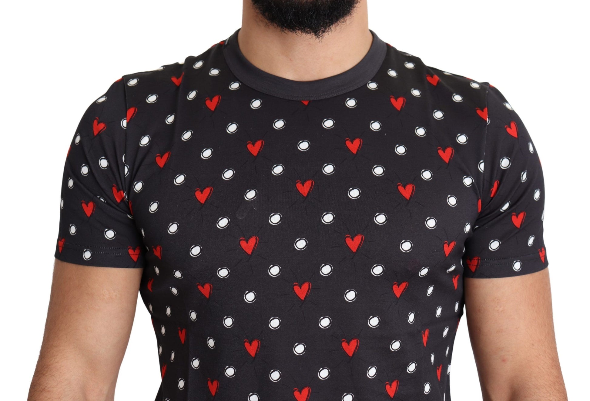 Dolce & Gabbana Grey T-Shirt for Men detail view