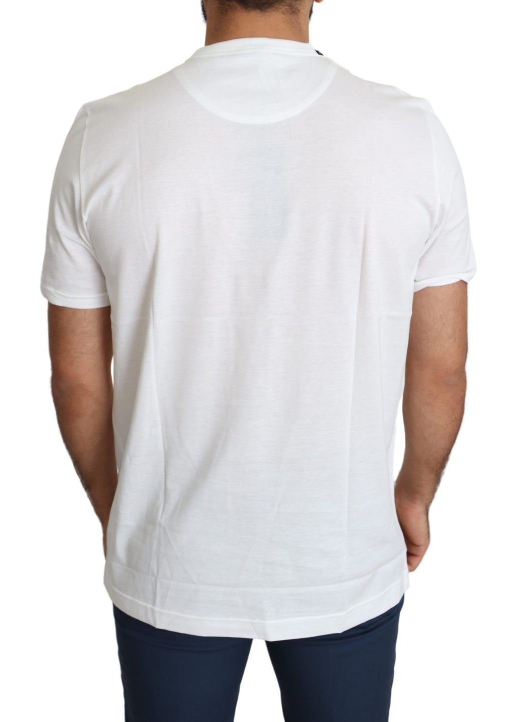 T-shirt Homme Dolce & Gabbana Cœurs Saint-Valentin Blanc Imprimé