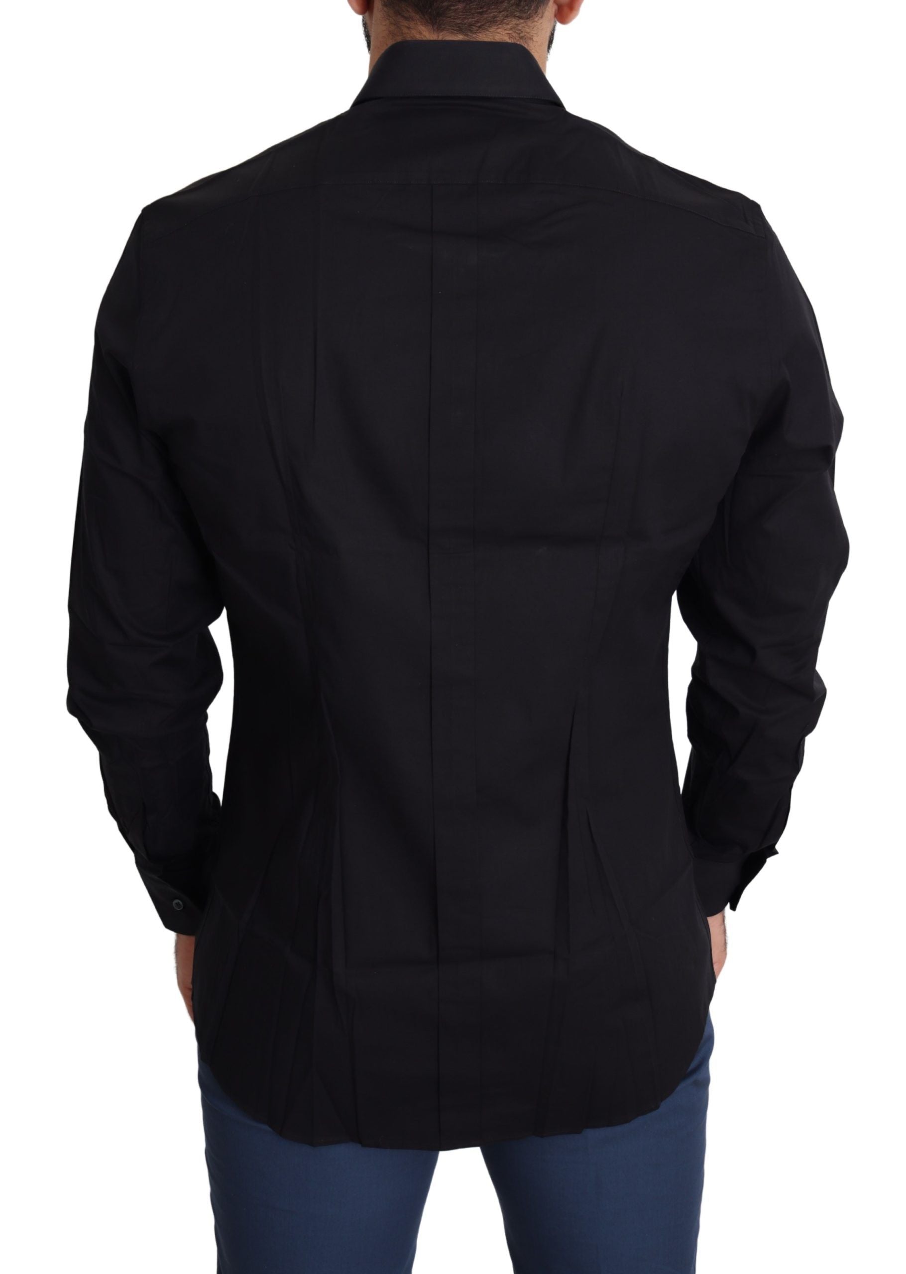 Dolce & Gabbana Black Dress Shirt for Men detail view
