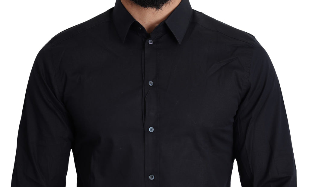 Dolce & Gabbana Black Dress Shirt for Men detail view