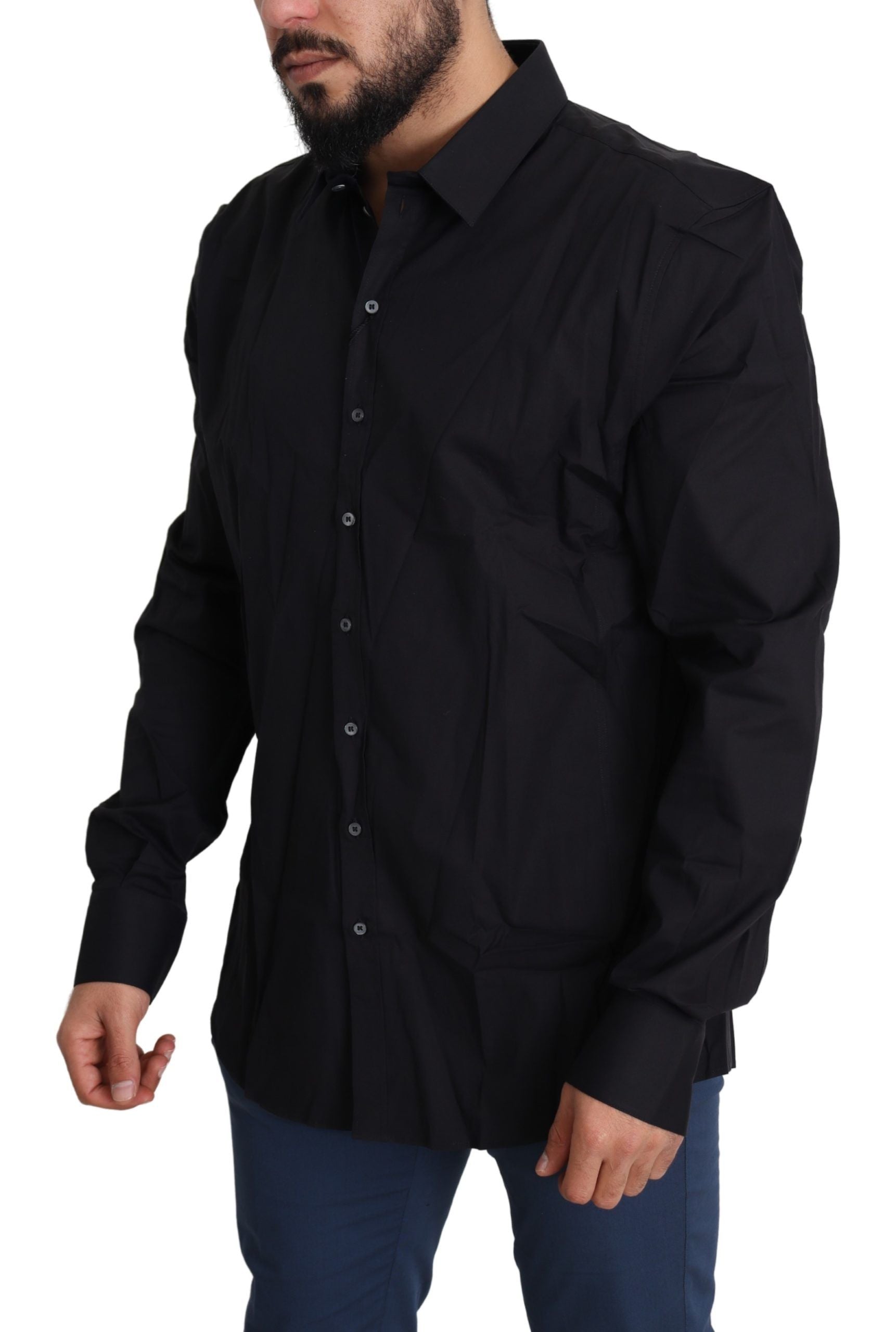 Dolce & Gabbana Black Dress Shirt for Men alternate view