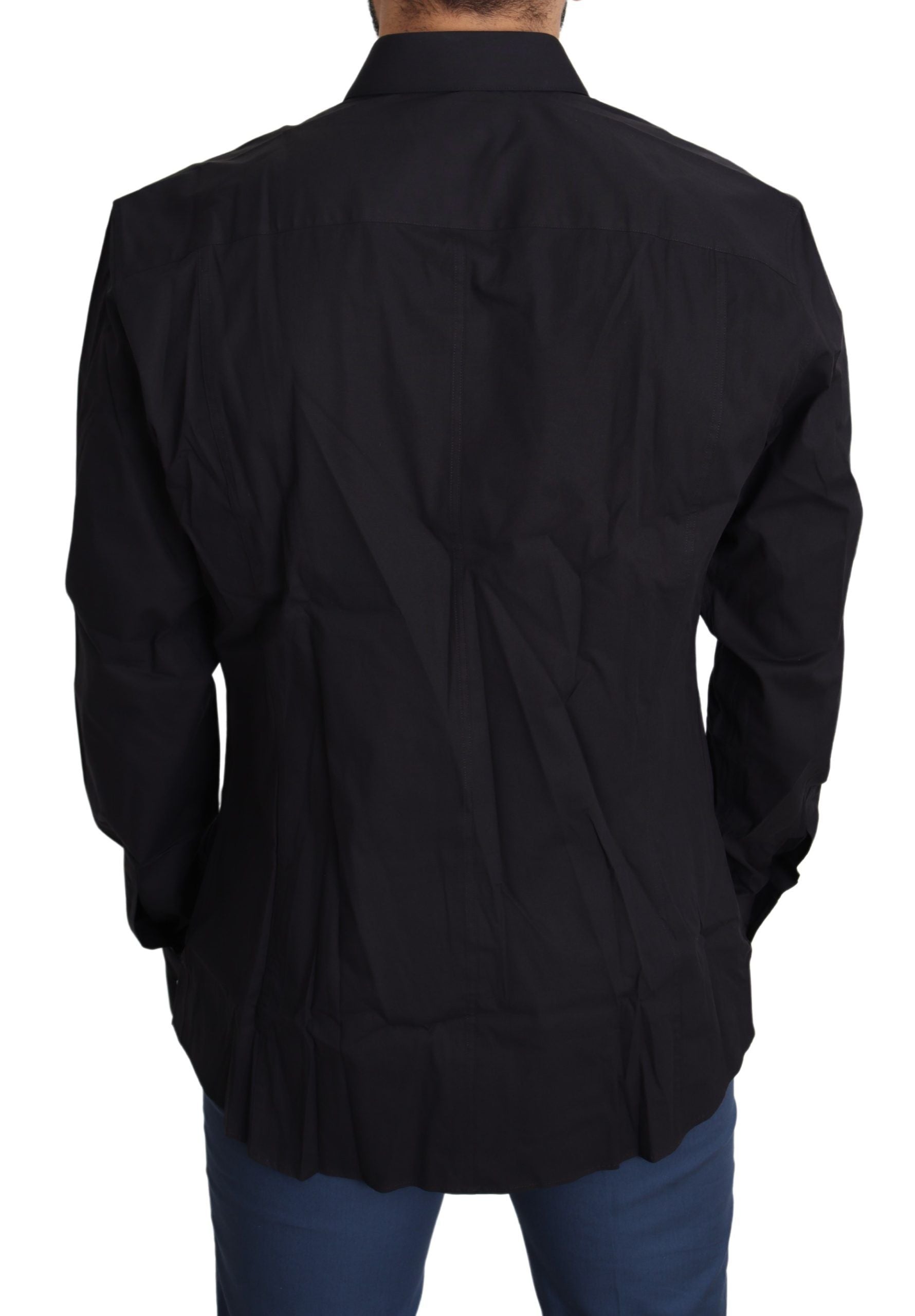 Dolce & Gabbana Black Dress Shirt for Men detail view