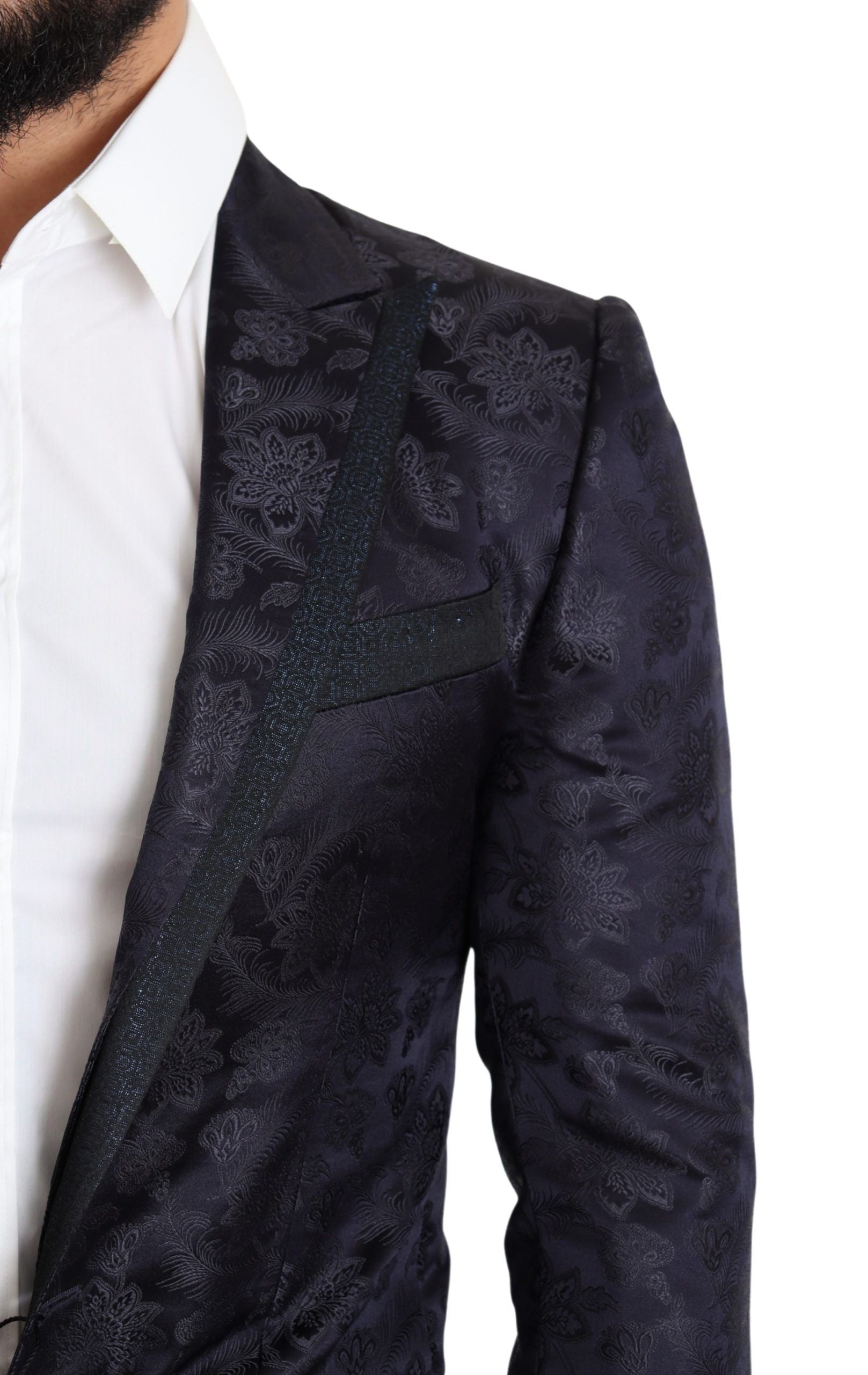 Dolce & Gabbana Blue Blazer for Men side view