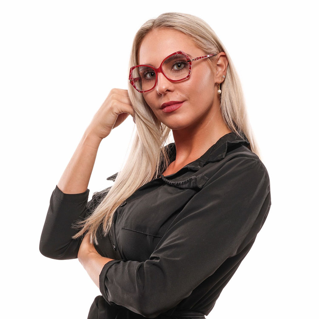 Emilio Pucci Red Glasses Frames for Women side view