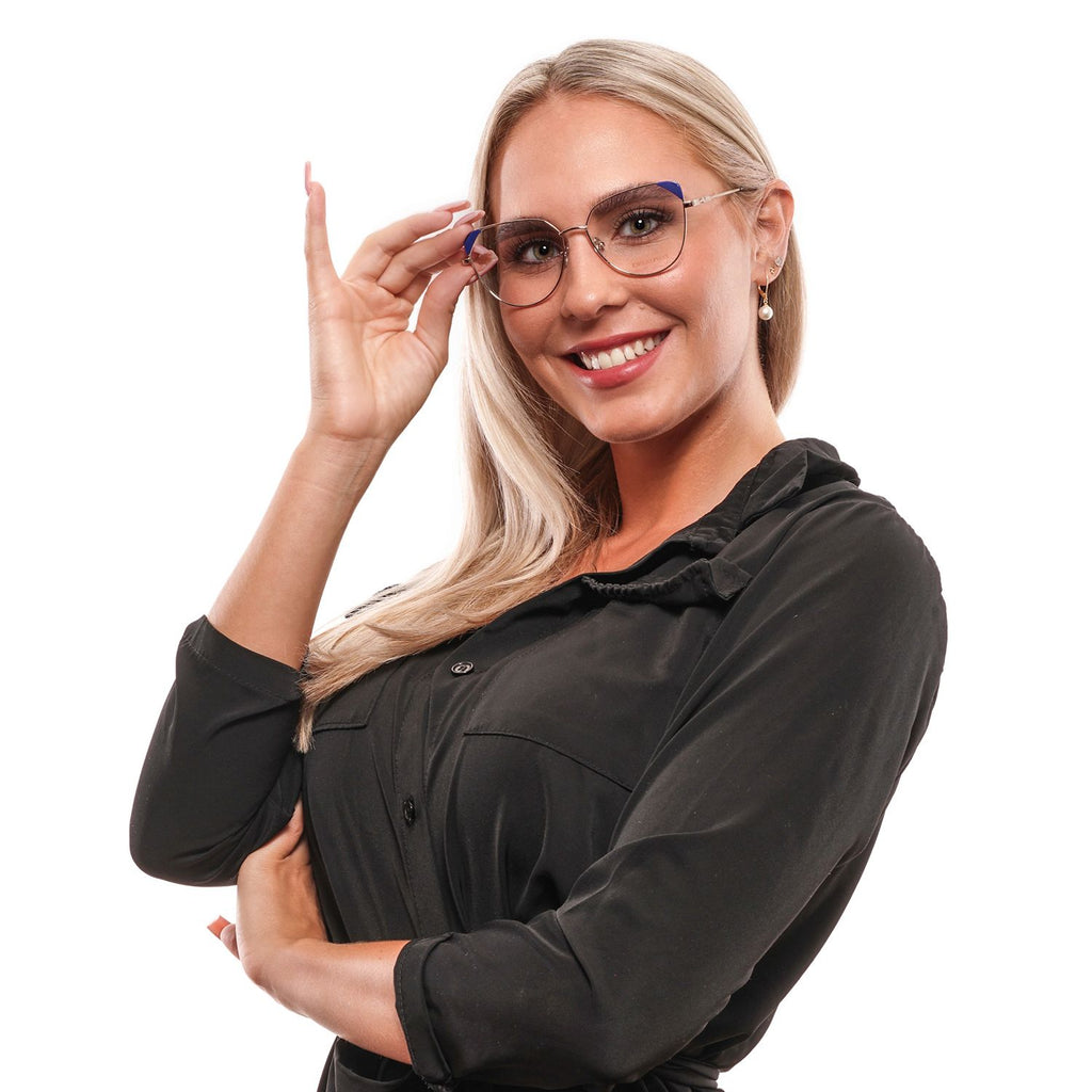 Emilio Pucci Gold Glasses Frames for Women side view