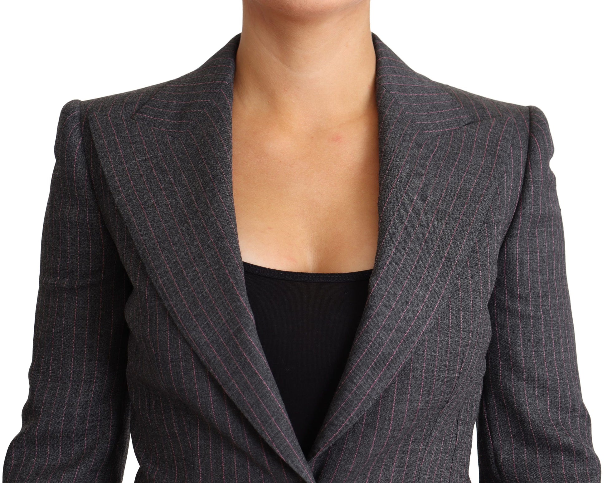 Dolce & Gabbana Grey Blazer for Women detail view