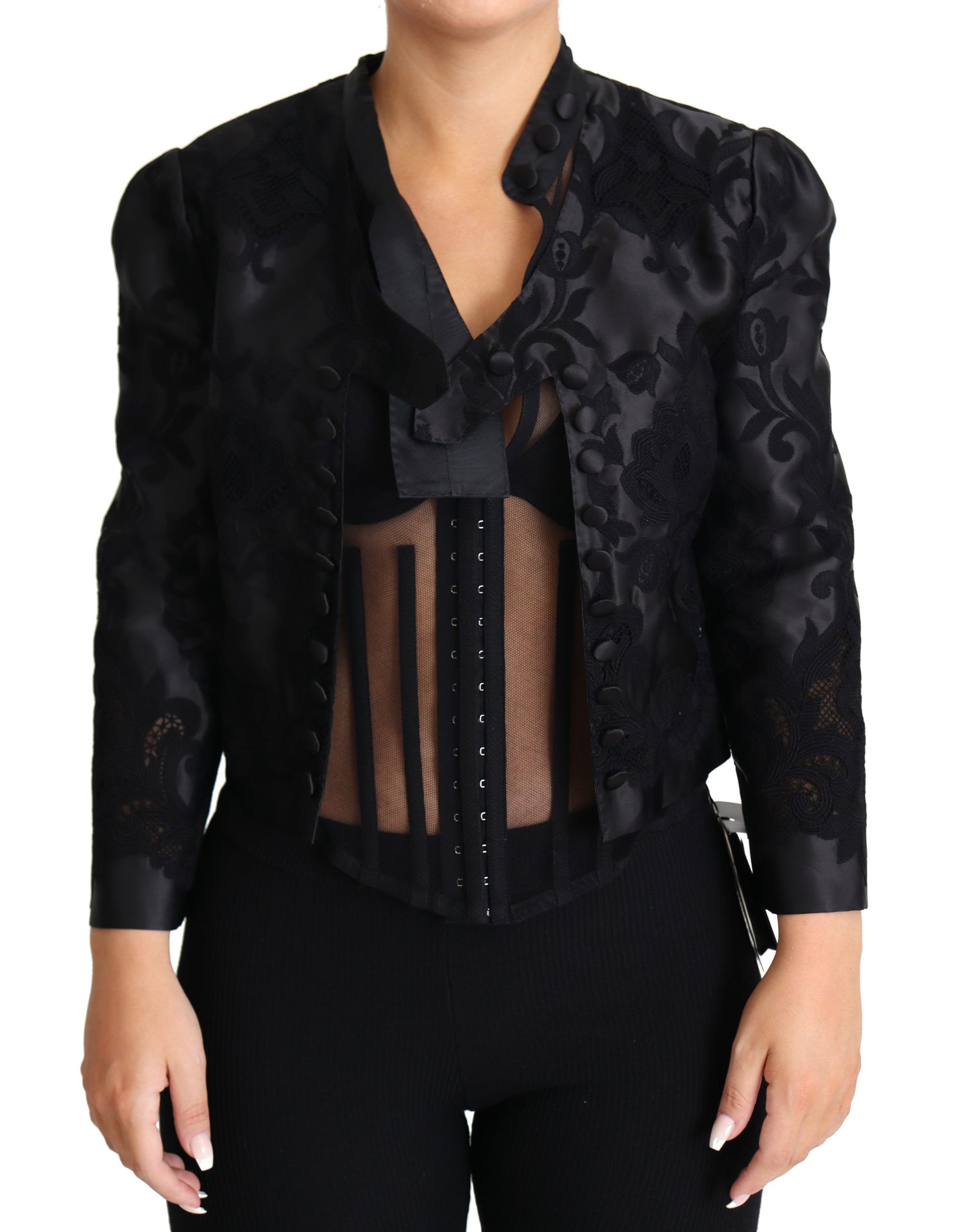 Dolce & Gabbana Black Coat for Women