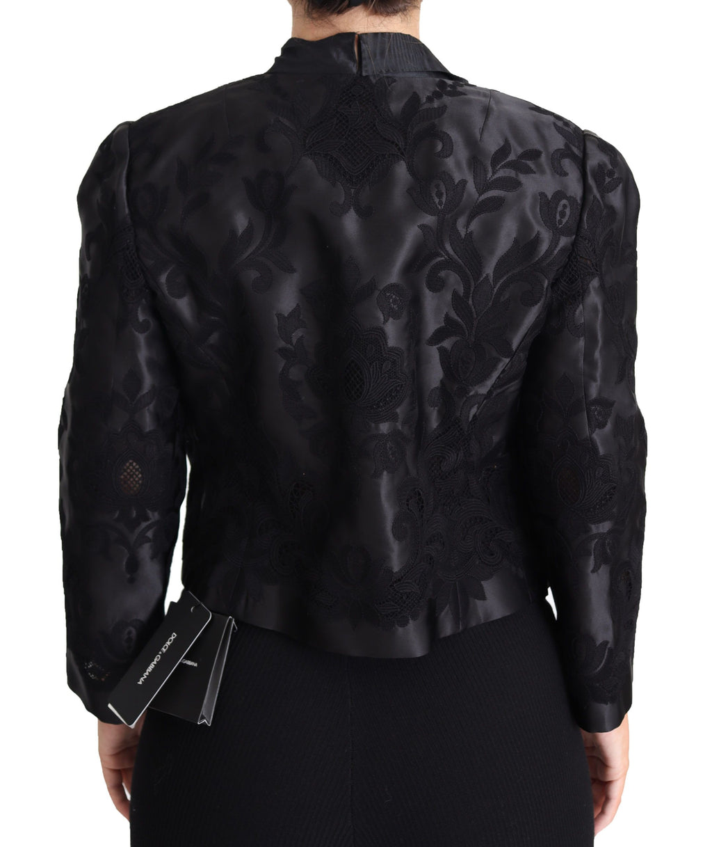 Dolce & Gabbana Black Coat for Women detail view