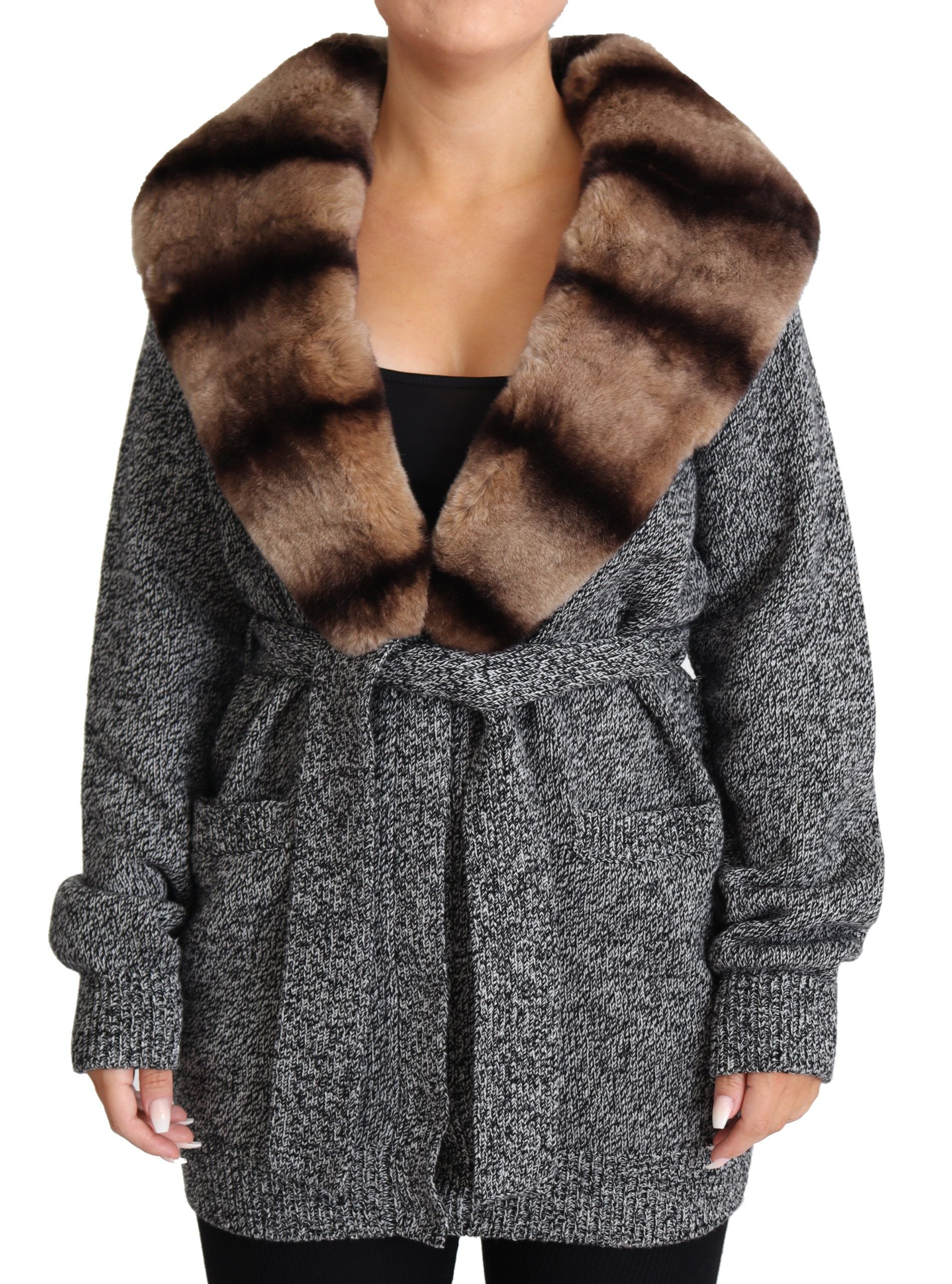 Dolce & Gabbana Grey Coat for Women