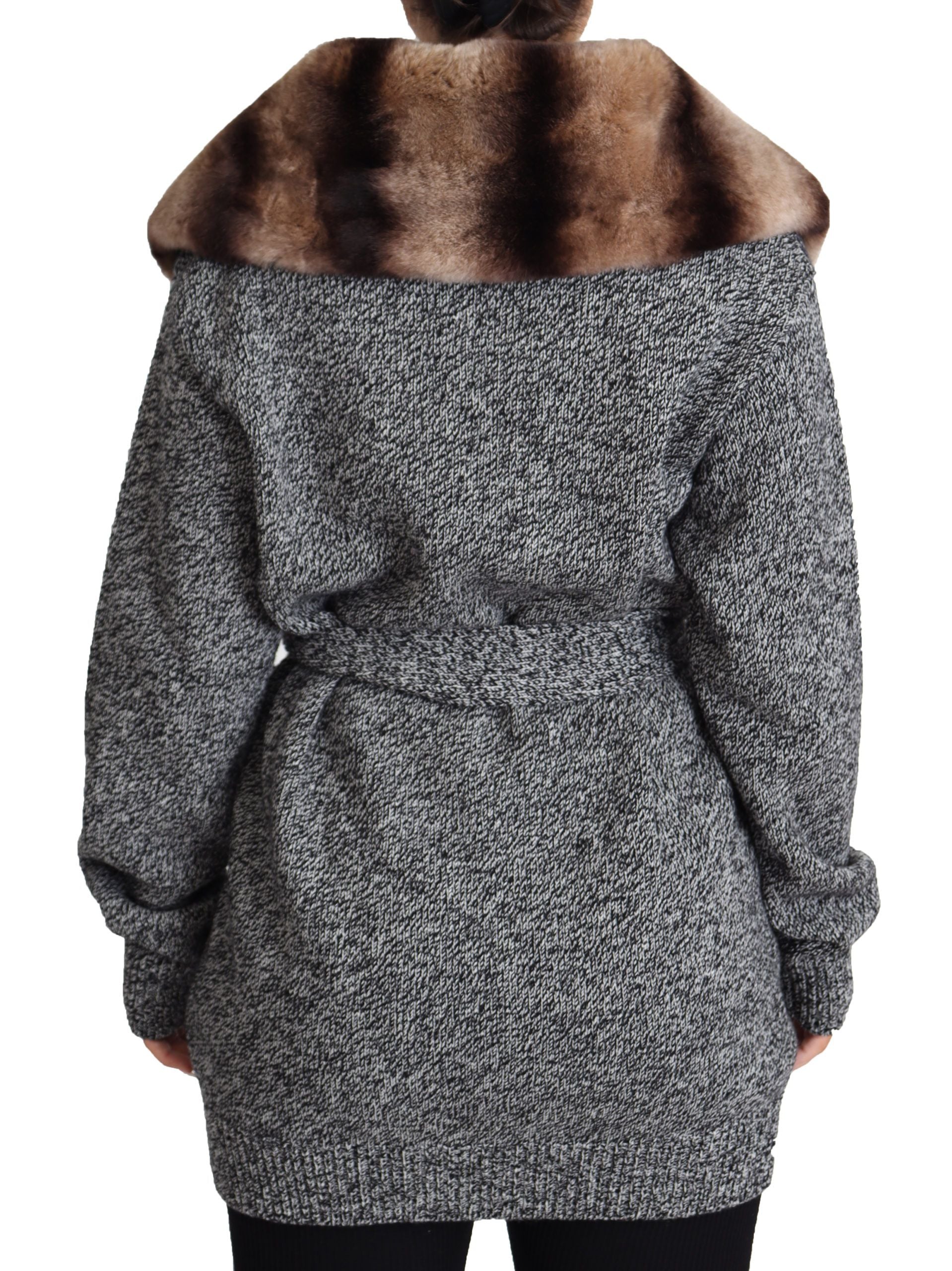 Dolce & Gabbana Grey Coat for Women detail view