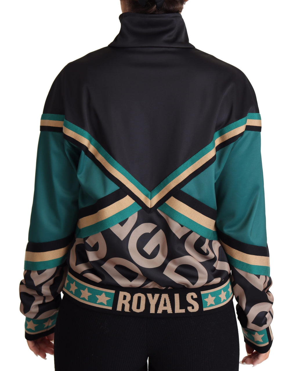 Blouson bomber Dolce & Gabbana multicolore avec logo DG Mania
