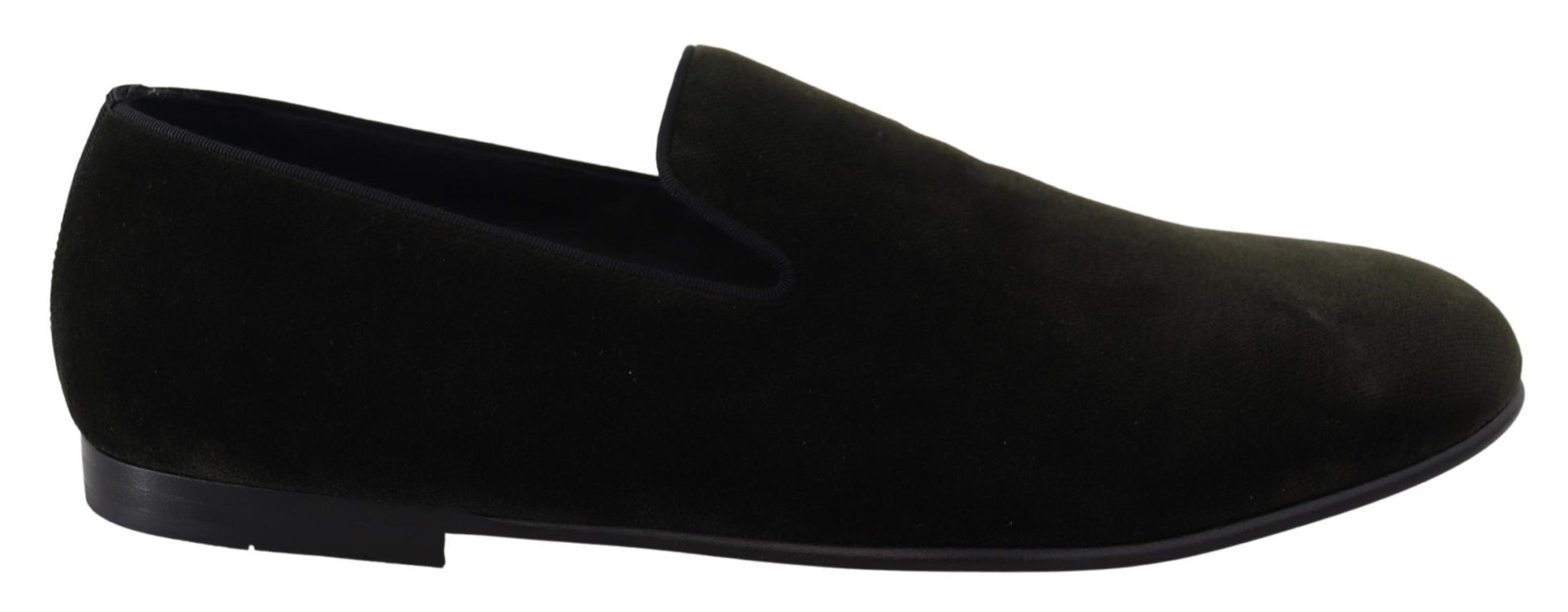 Dolce & Gabbana Green Slip On Loafers for Men