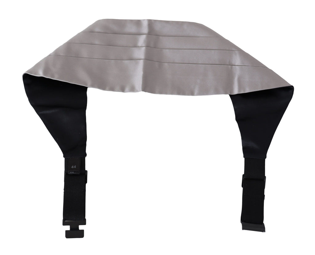 Dolce & Gabbana Grey High Waist Belts for Men