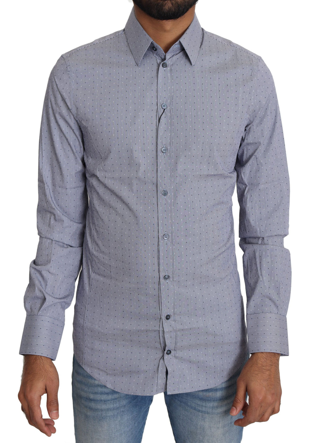Dolce & Gabbana Grey Dress Shirt for Men