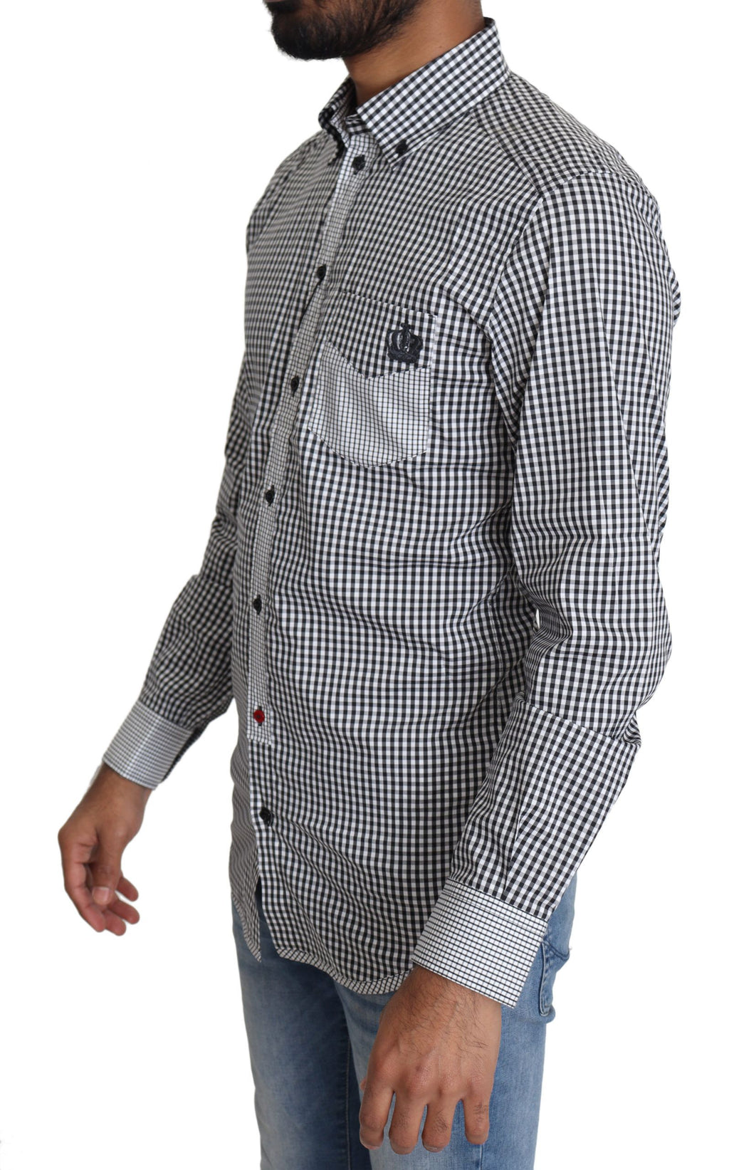Dolce & Gabbana Black Dress Shirt for Men side view