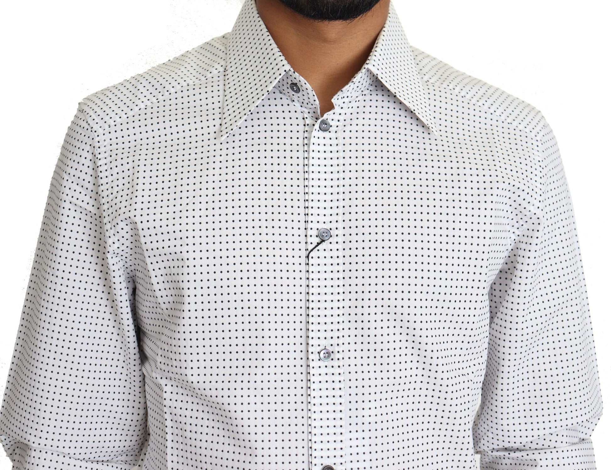 Dolce & Gabbana White Dress Shirt for Men detail view