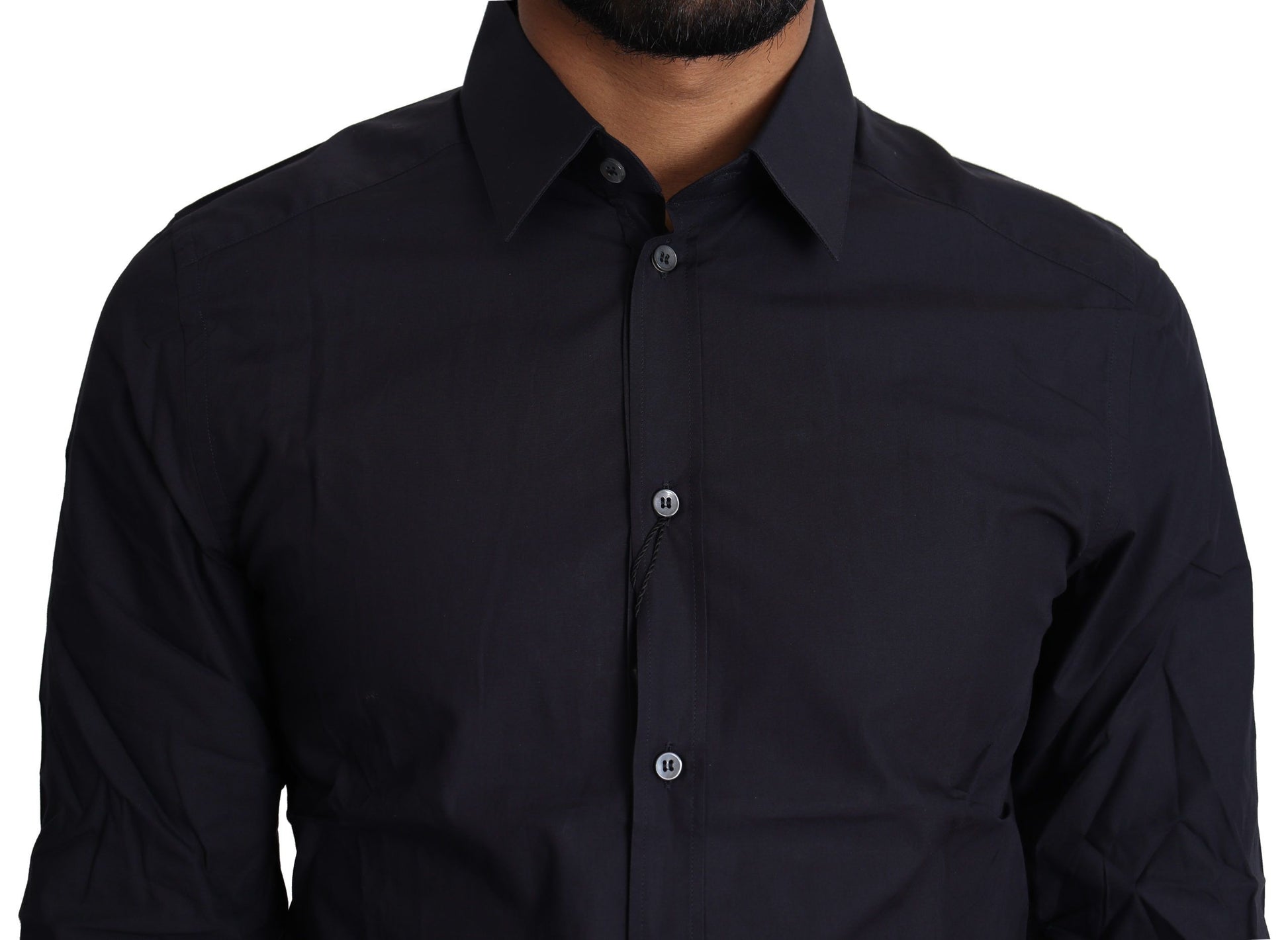 Dolce & Gabbana Black Dress Shirt for Men detail view