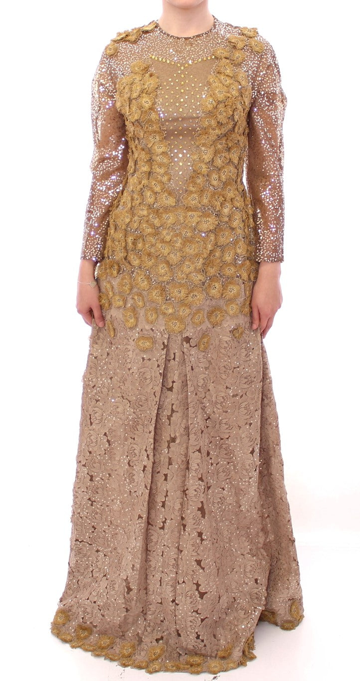 Lanre Da Silva Ajayi Gold Long Dress for Women
