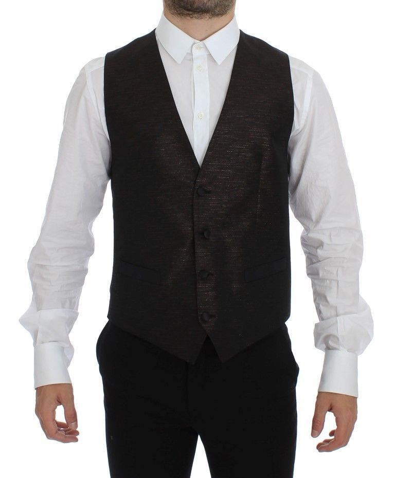 Dolce & Gabbana Black Waistcoats for Men