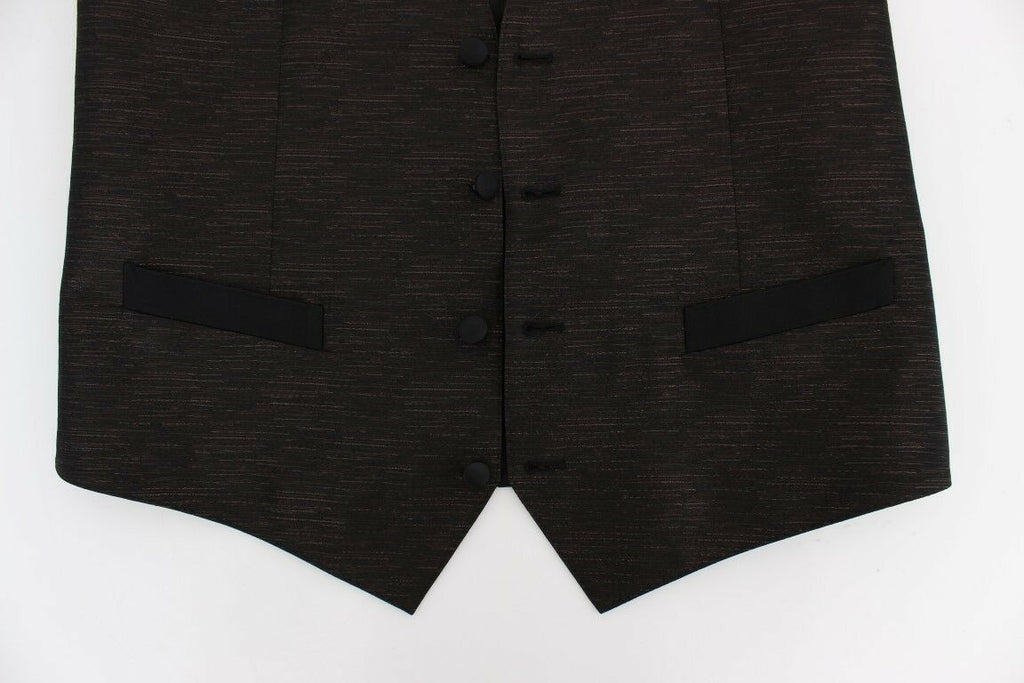 Dolce & Gabbana Black Waistcoats for Men side view