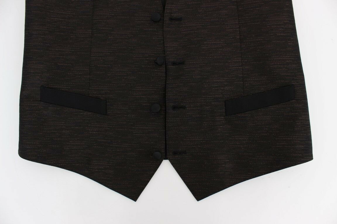 Dolce & Gabbana Black Waistcoats for Men side view