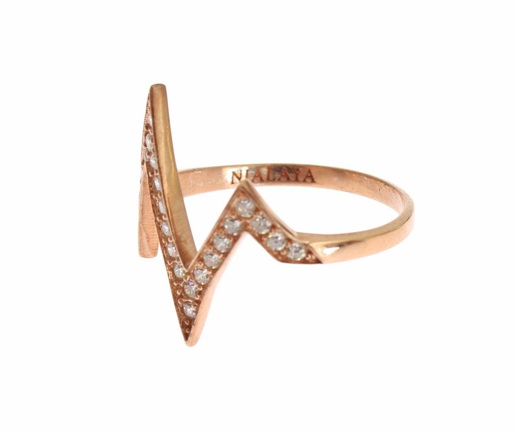 Nialaya Pink Rings for Women side view