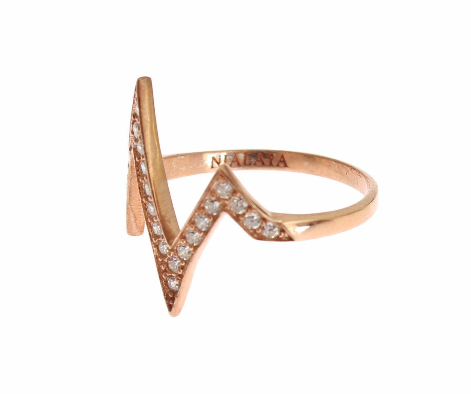 Nialaya Pink Rings for Women side view