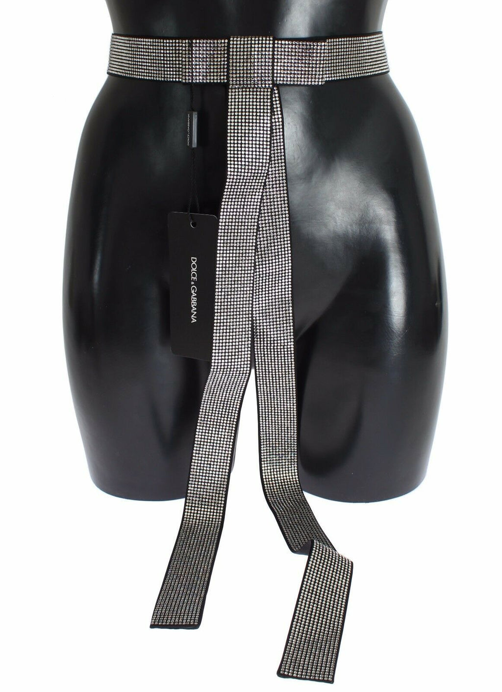Dolce & Gabbana Black High Waist Belts for Men