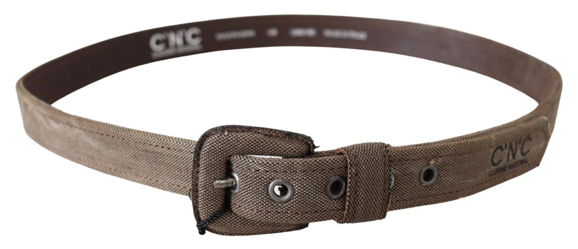 Costume National Brown High Waist Belts for Men detail view