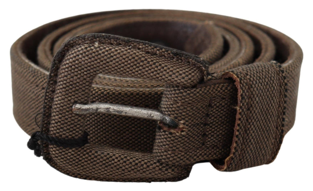 Costume National Brown High Waist Belts for Men