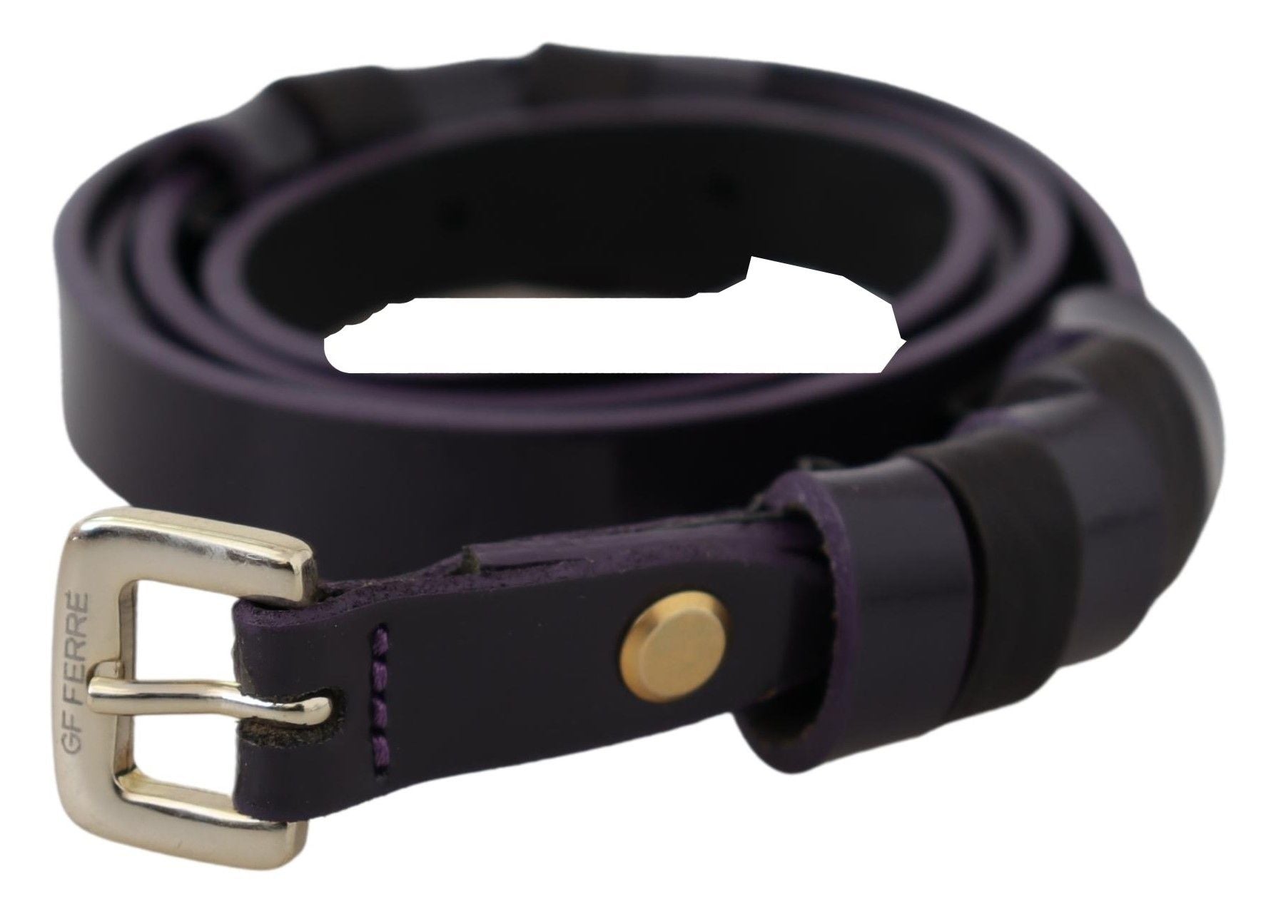 GF Ferre Black High Waist Belts for Women