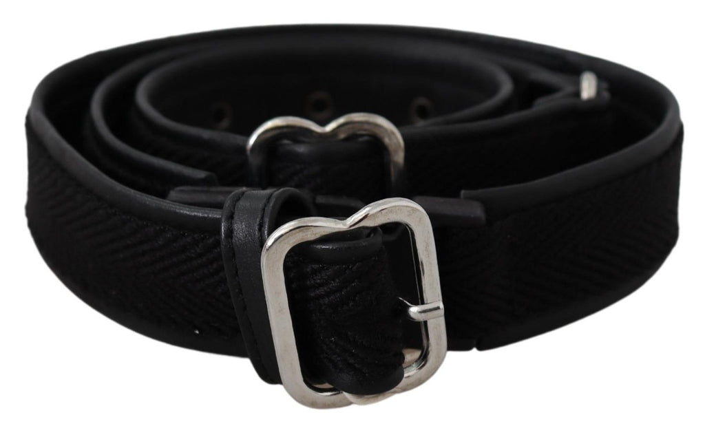 GF Ferre Black High Waist Belts for Women