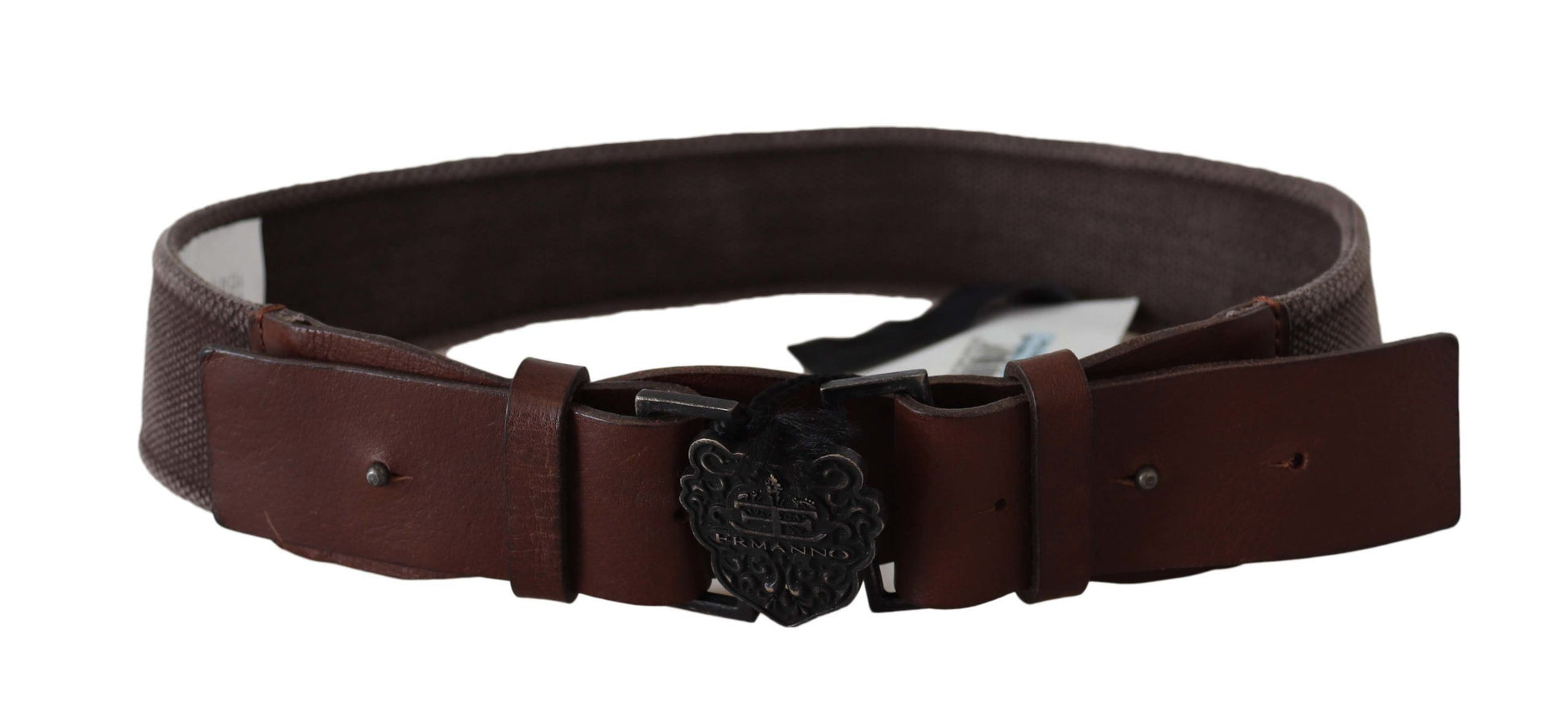 Ermanno Scervino Brown High Waist Belts for Women detail view