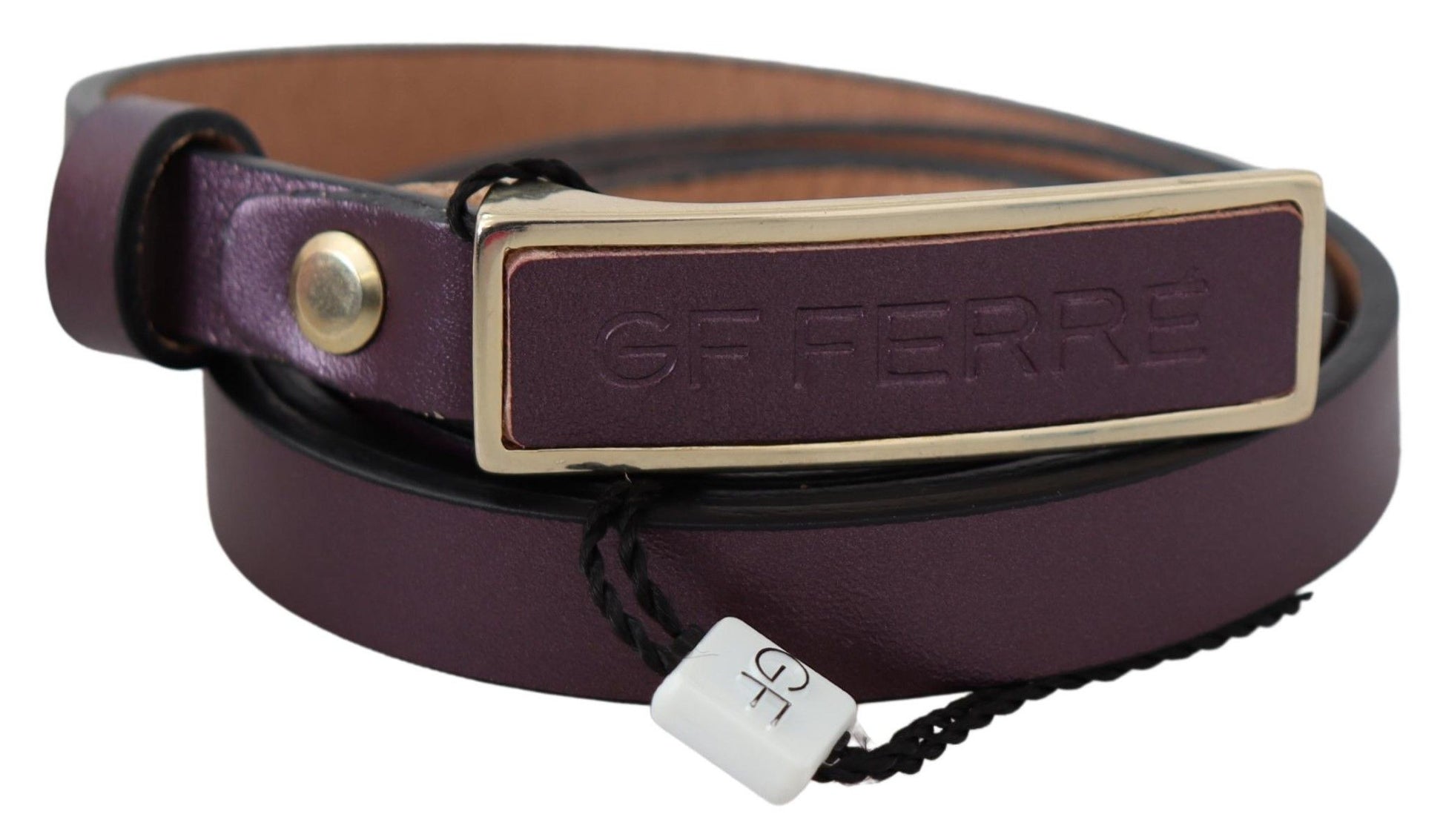 GF Ferre Red High Waist Belts for Women