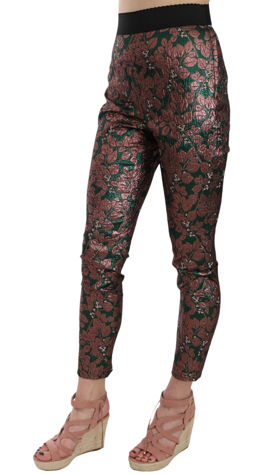 Dolce & Gabbana Multicolor Cropped Pants for Women detail view