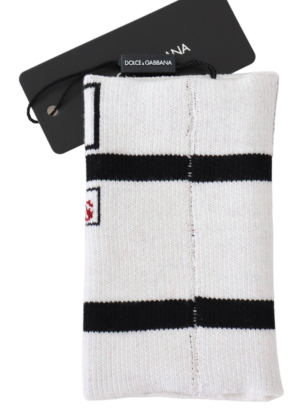 Dolce &amp; Gabbana – Mehrfarbiges D&amp;G Love-Armband aus Wollstrick