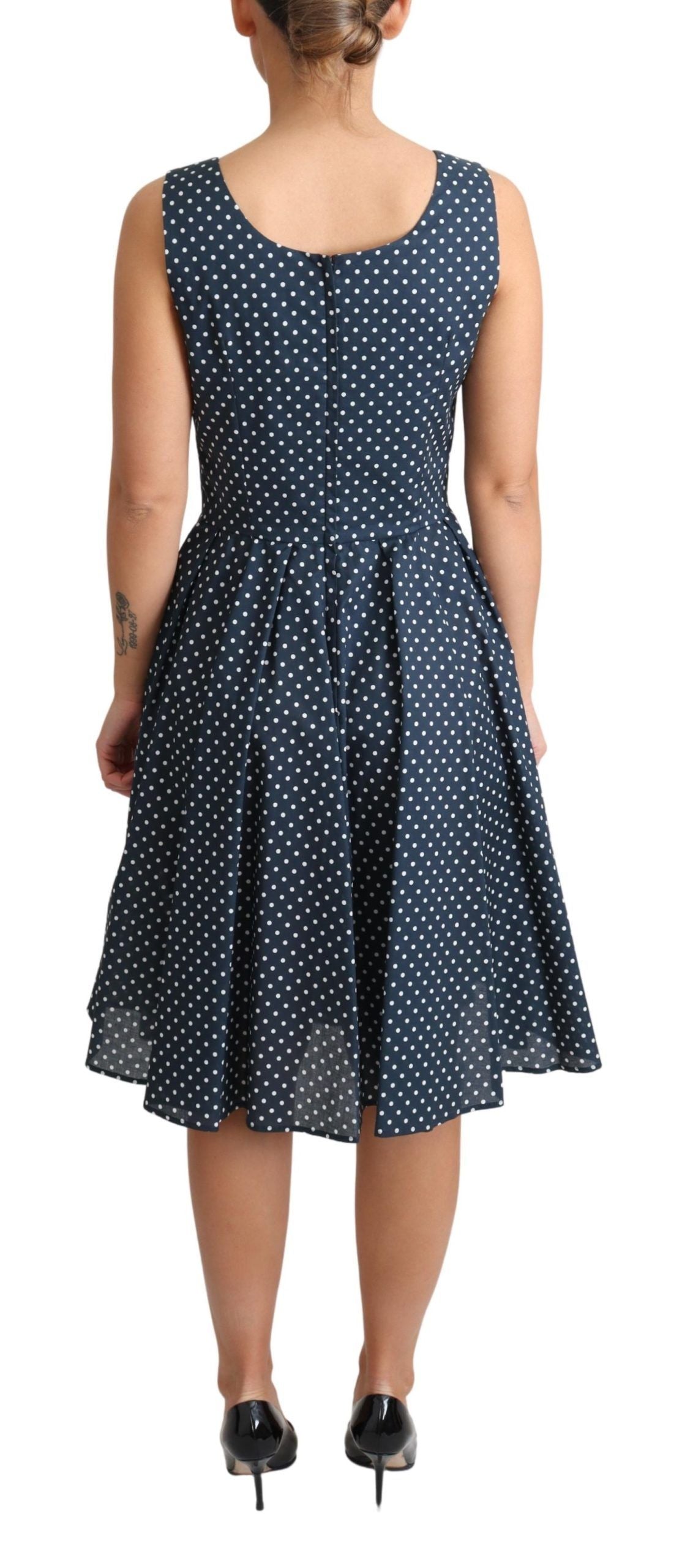 Dolce & Gabbana Blue Midi Dress for Women detail view