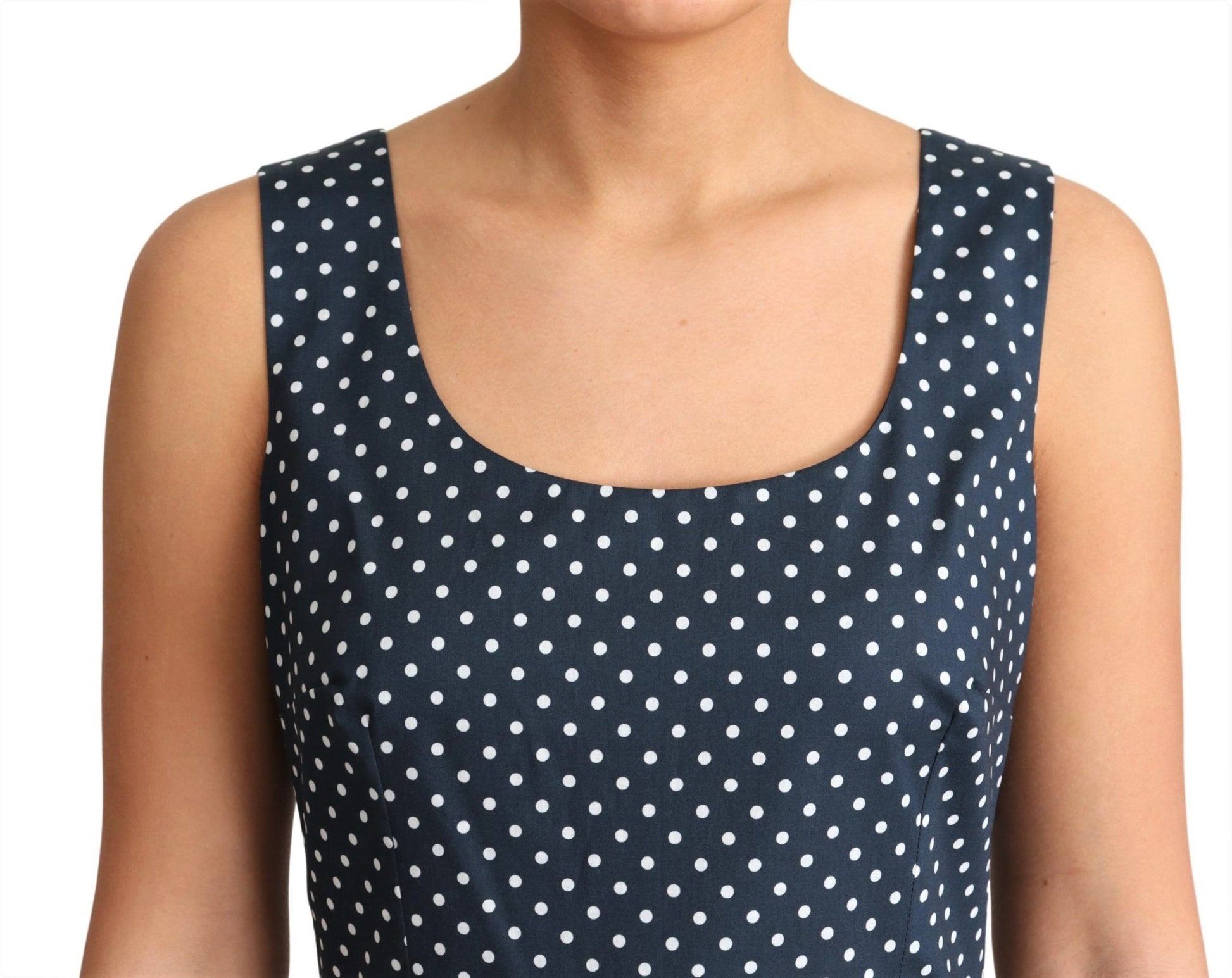 Dolce & Gabbana Blue Midi Dress for Women side view