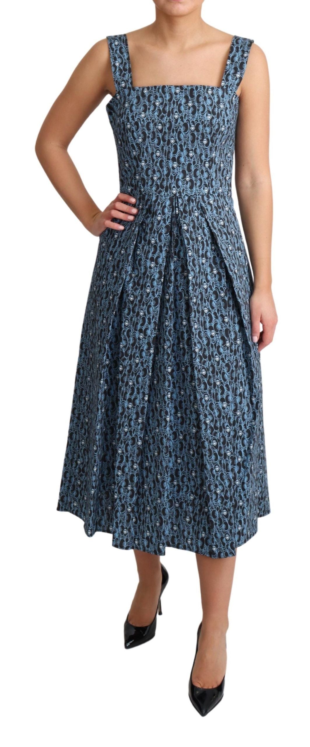 Dolce & Gabbana Blue Midi Dress for Women alternate view