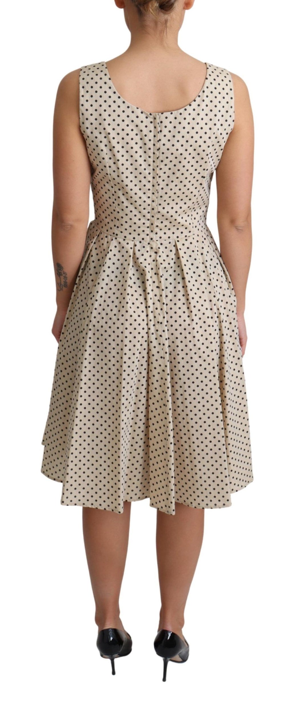 Dolce & Gabbana Beige Midi Dress for Women side view