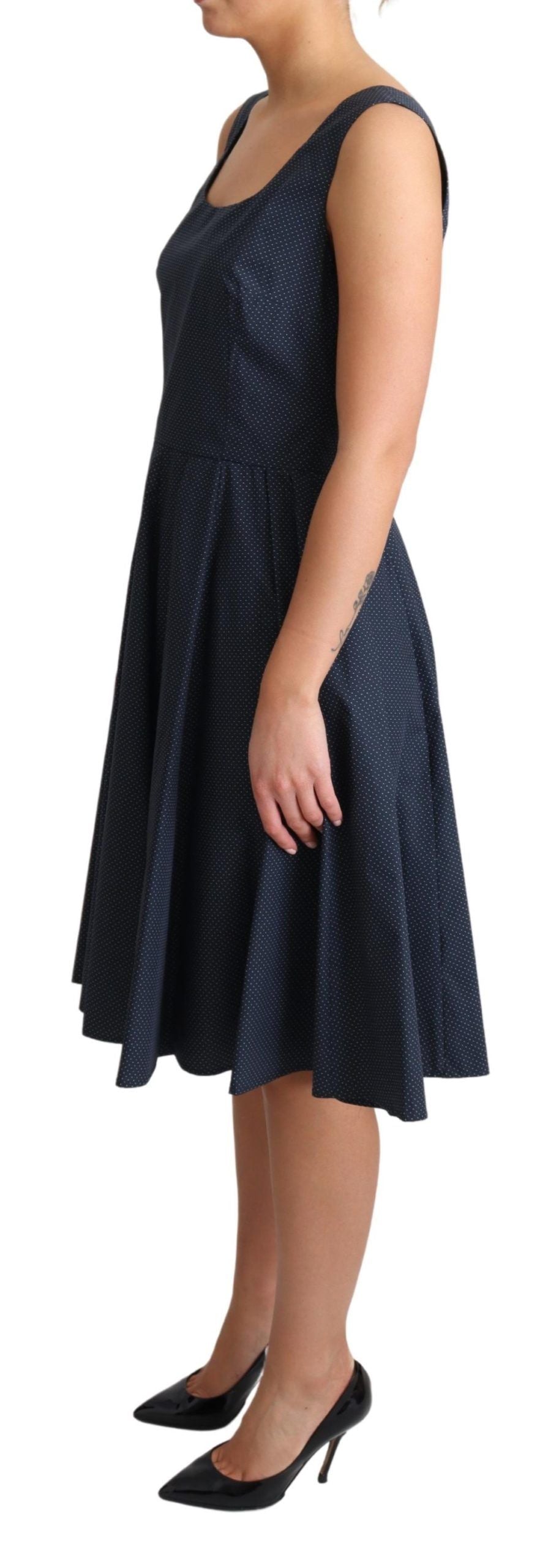 Dolce & Gabbana Blue Midi Dress for Women detail view