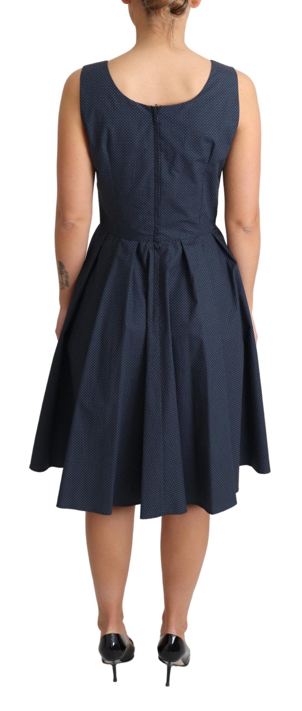 Dolce & Gabbana Blue Midi Dress for Women side view