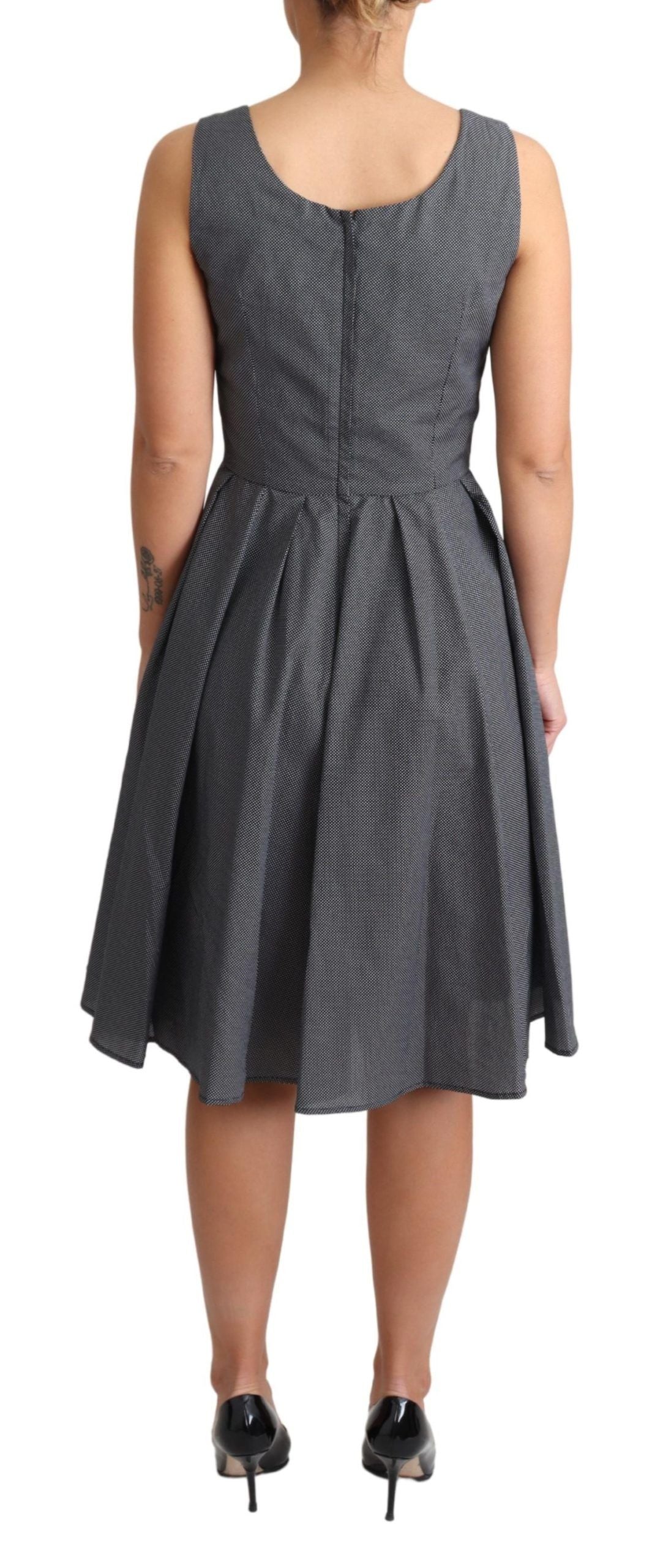 Dolce & Gabbana Black Midi Dress for Women side view