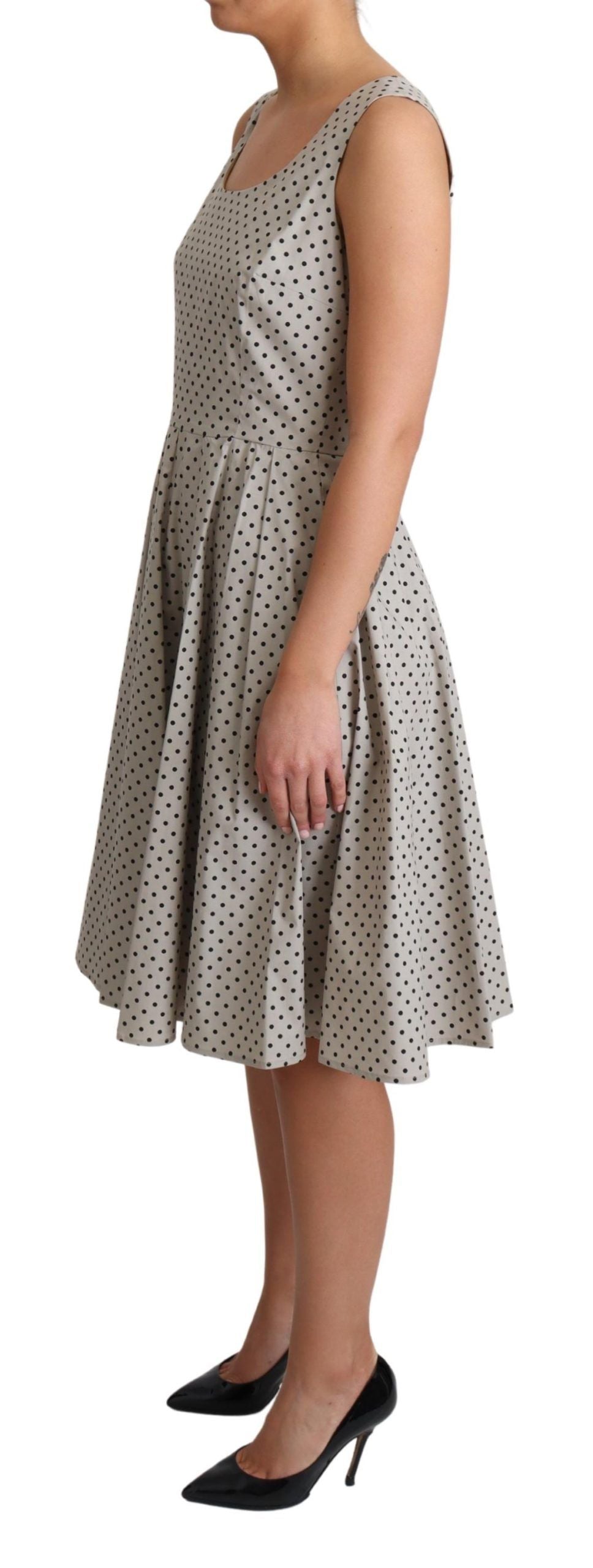 Dolce & Gabbana Beige Midi Dress for Women detail view