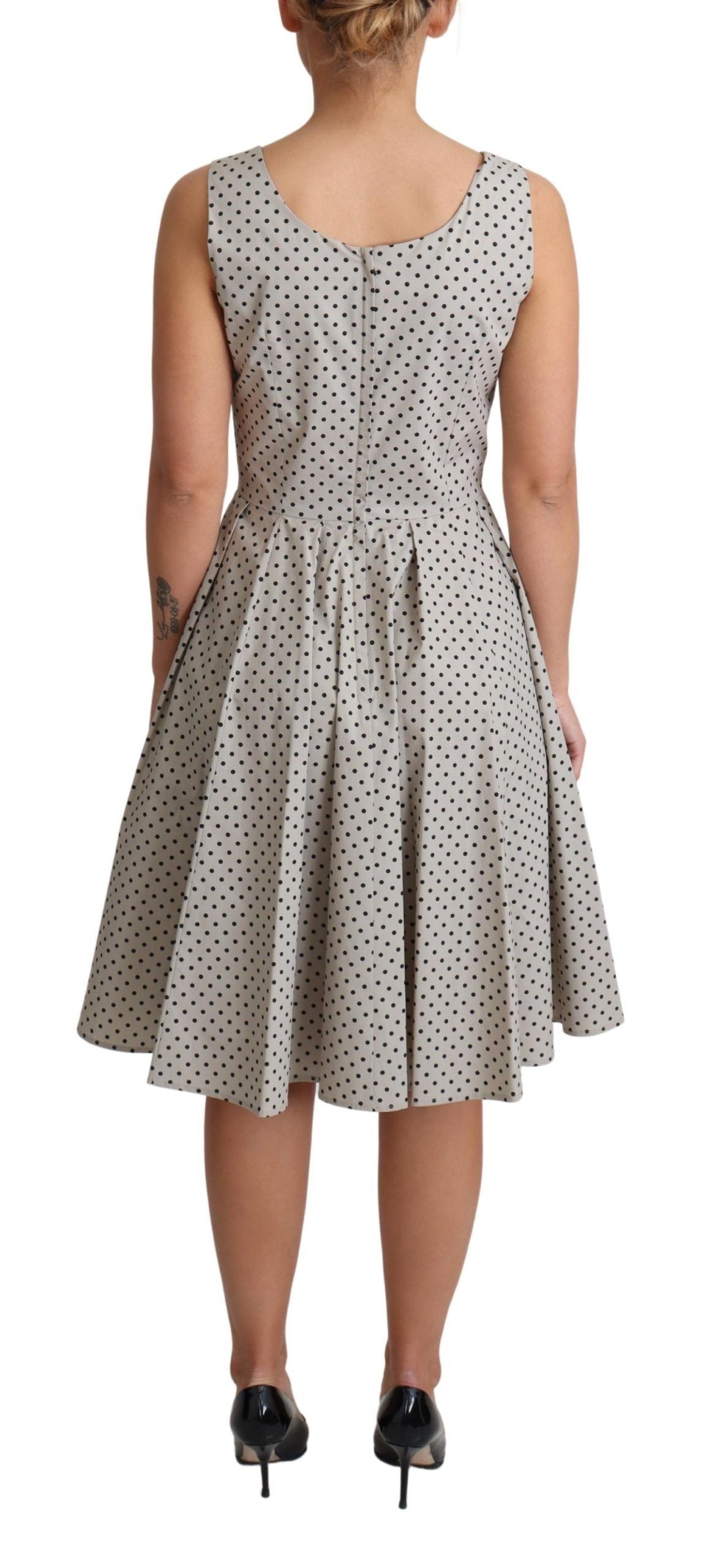 Dolce & Gabbana Beige Midi Dress for Women side view