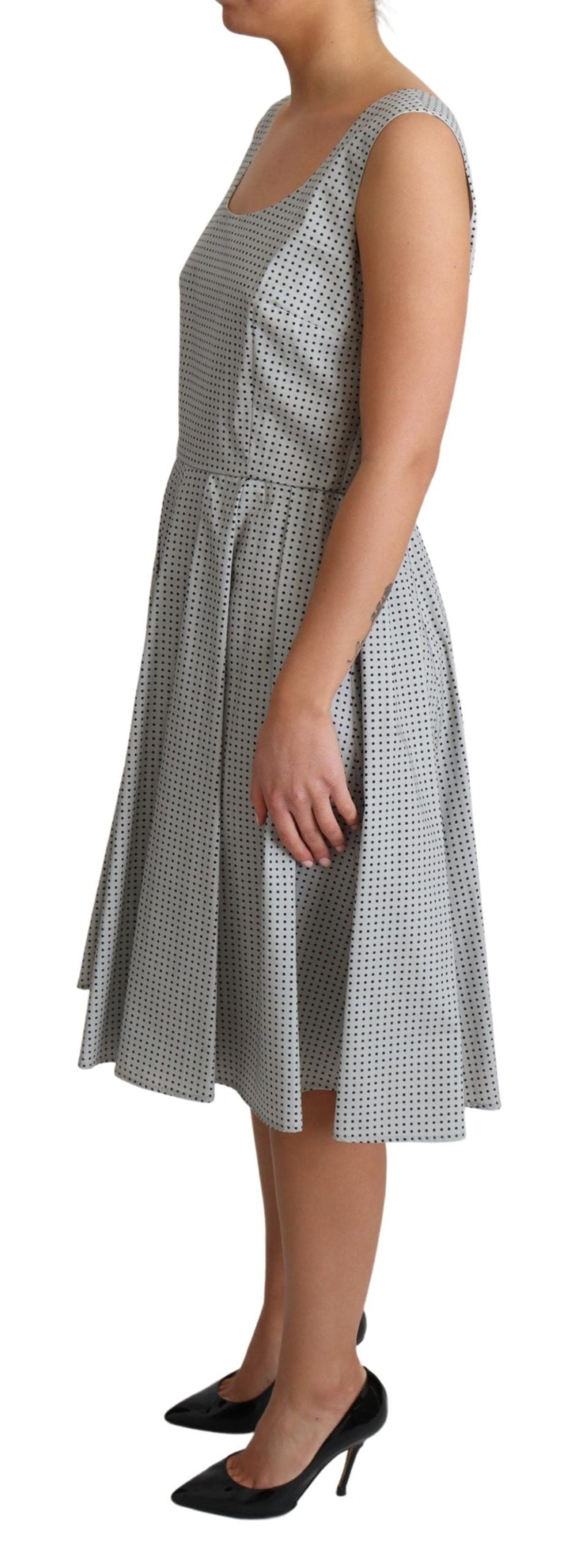 Dolce & Gabbana Grey Midi Dress for Women detail view
