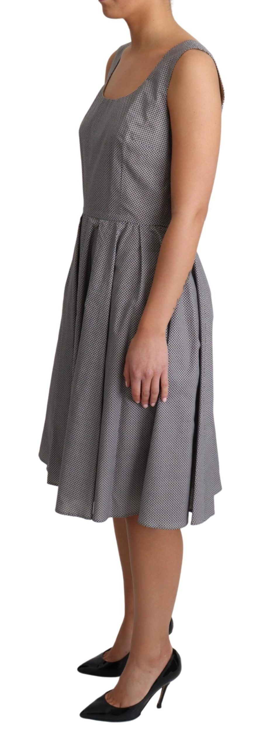 Dolce & Gabbana Blue Midi Dress for Women detail view