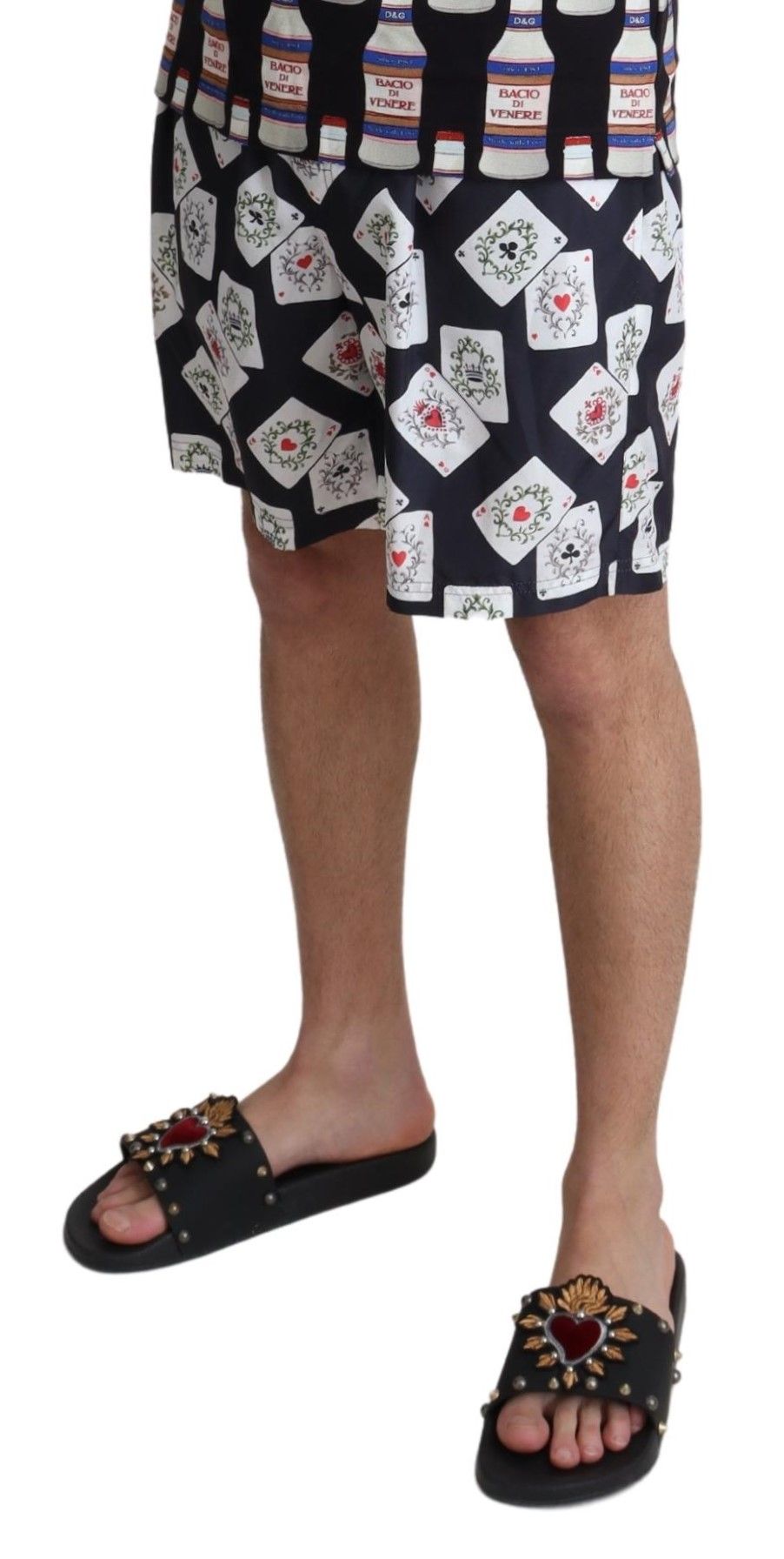 Dolce & Gabbana Black Swim Shorts for Men side view