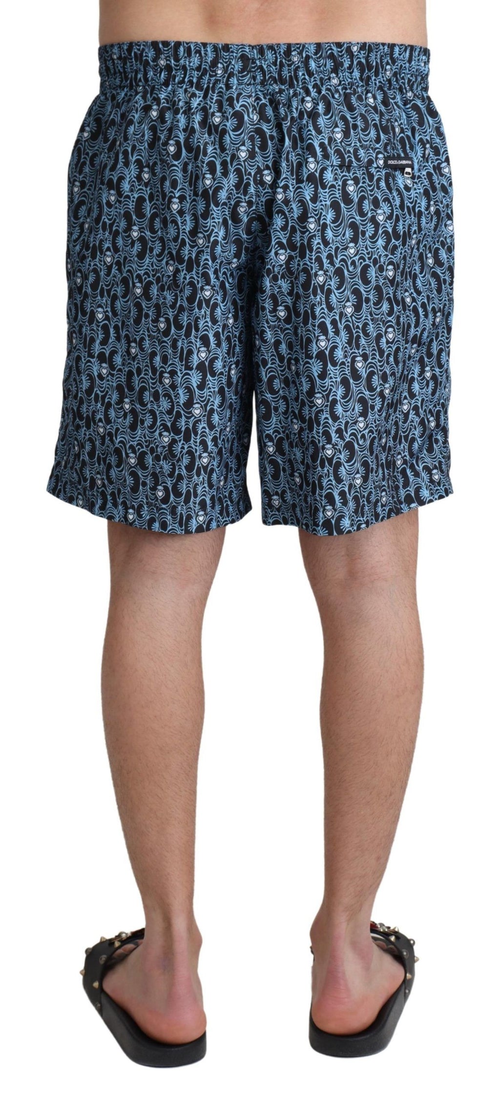 Dolce & Gabbana Blue Swim Shorts for Men detail view