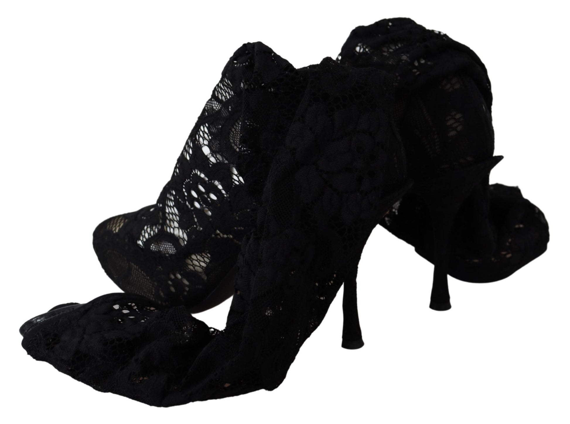 Dolce & Gabbana Black High Heel for Women side view